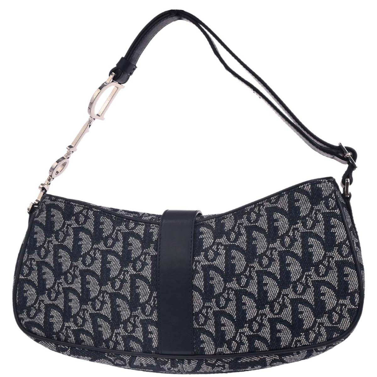 Christian Dior Navy Trotter Handbag