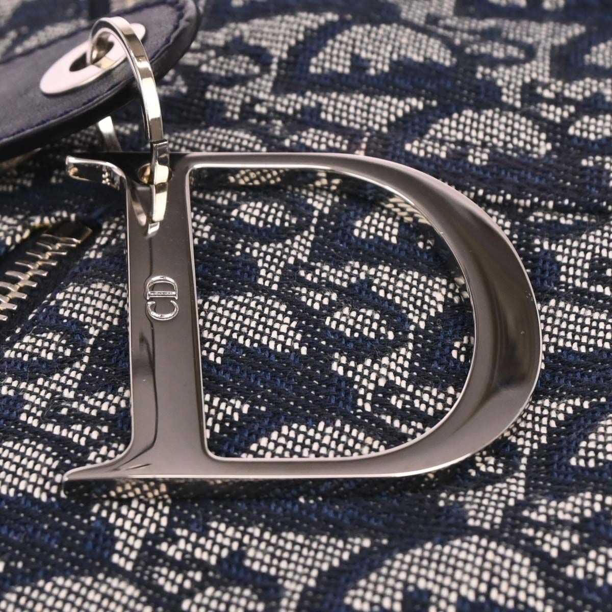 Christian Dior Navy Trotter Handbag