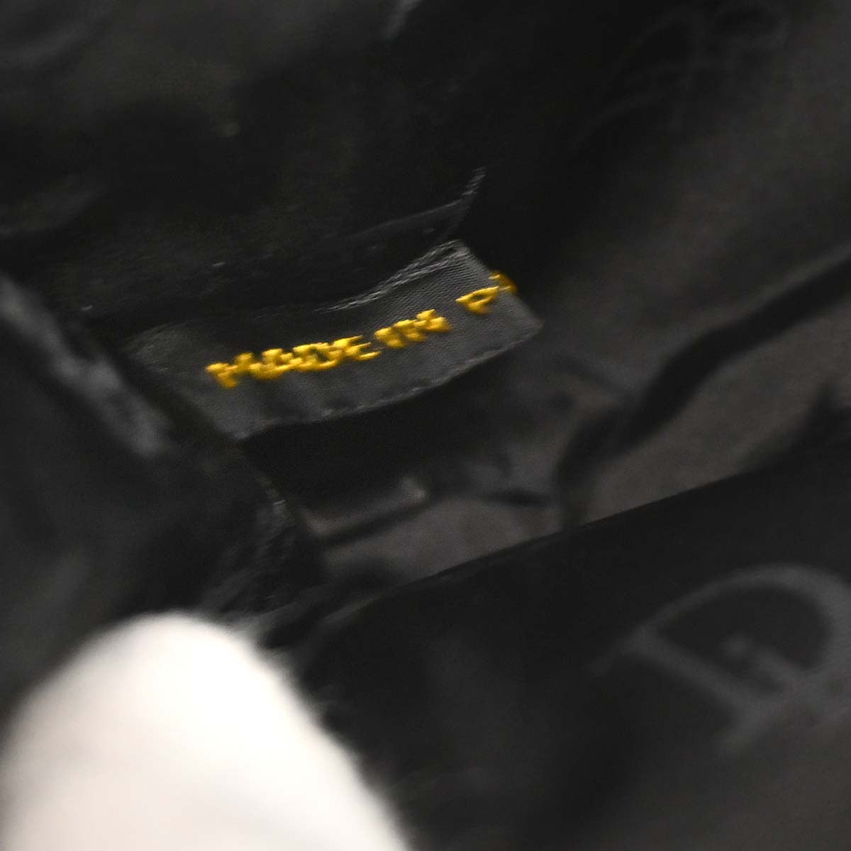 Christian Dior Black Beads Shoulder Bag