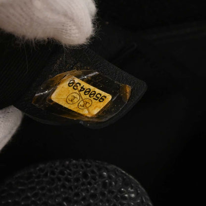 Chanel 2004-2005 Black Caviar Petite Shopping Tote PST Chain Handbag