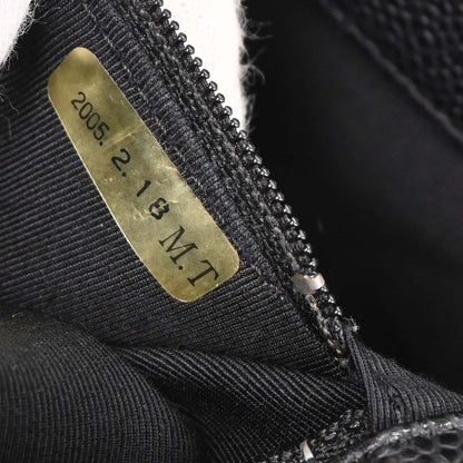 Chanel 2004-2005 Black Caviar Petite Shopping Tote PST Chain Handbag