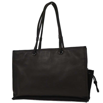 Loewe * Black Leather Tote Handbag