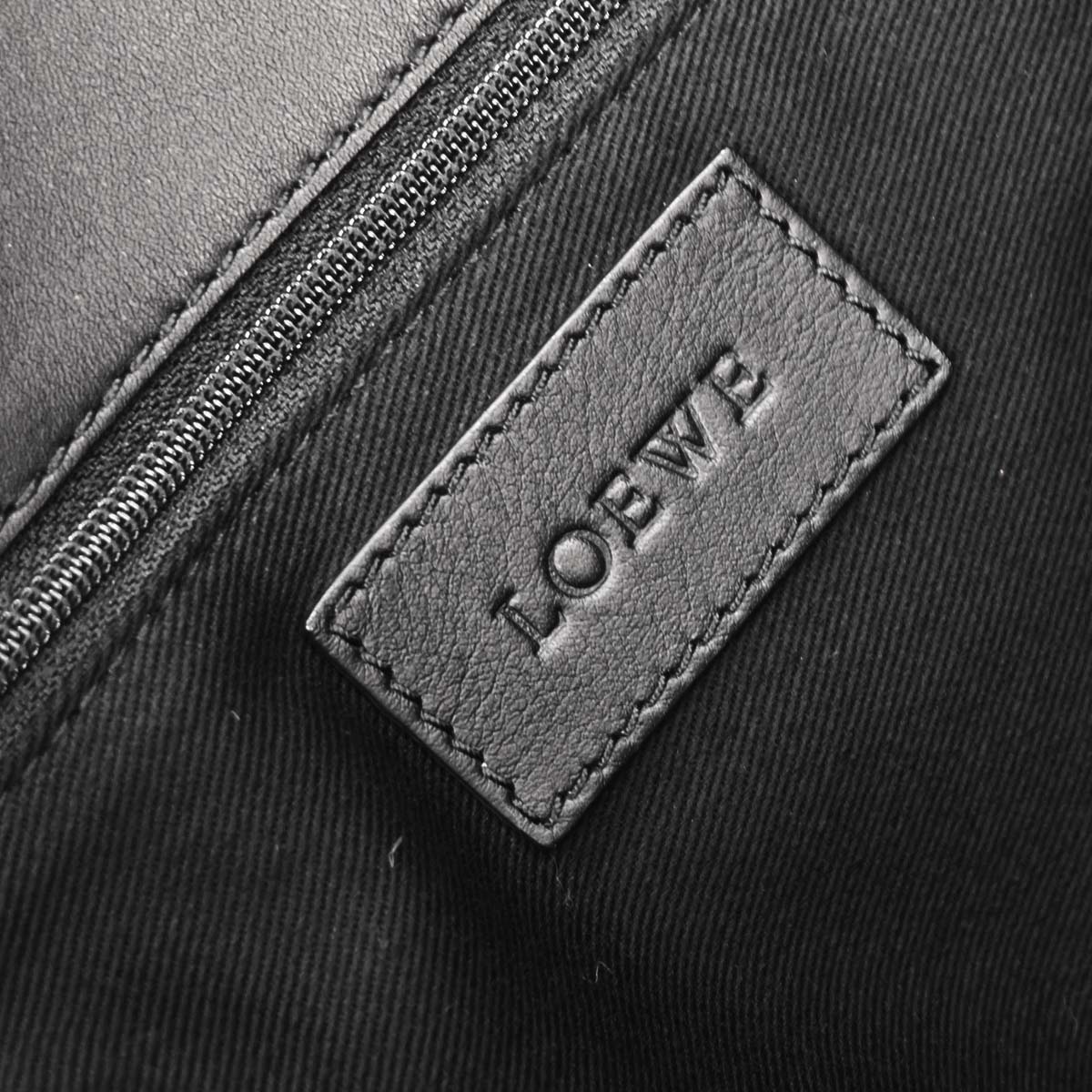 Loewe * Black Leather Tote Handbag