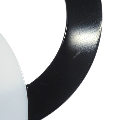 Chanel Dangle CC Earrings Clip-On Silver Costume Pearl 96P