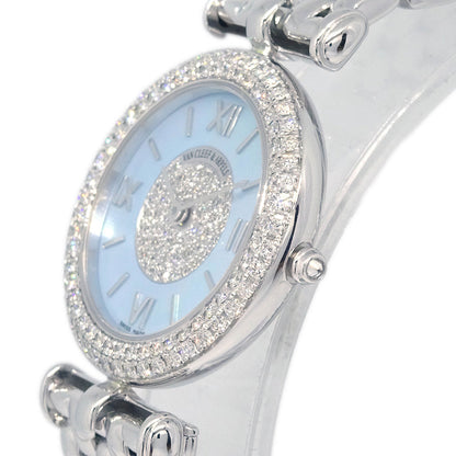 Van Cleef & Arpels Ref.3334B2 Sport 2 Ice Blue Diamond 18KWG Quartz Watch