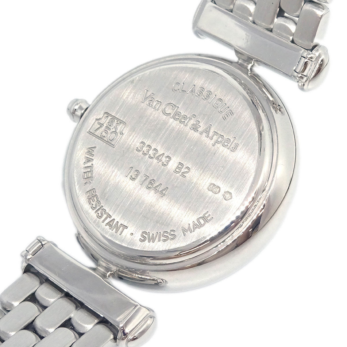 Van Cleef & Arpels Ref.3334B2 Sport 2 Ice Blue Diamond 18KWG Quartz Watch