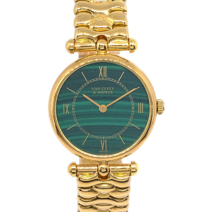 Van Cleef & Arpels Ref.1860151 La Collection Malachite Quartz Watch 18KYG