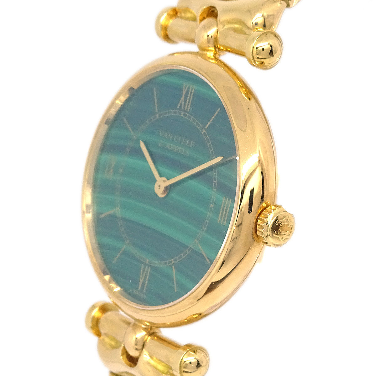 Van Cleef & Arpels Ref.1860151 La Collection Malachite Quartz Watch 18KYG