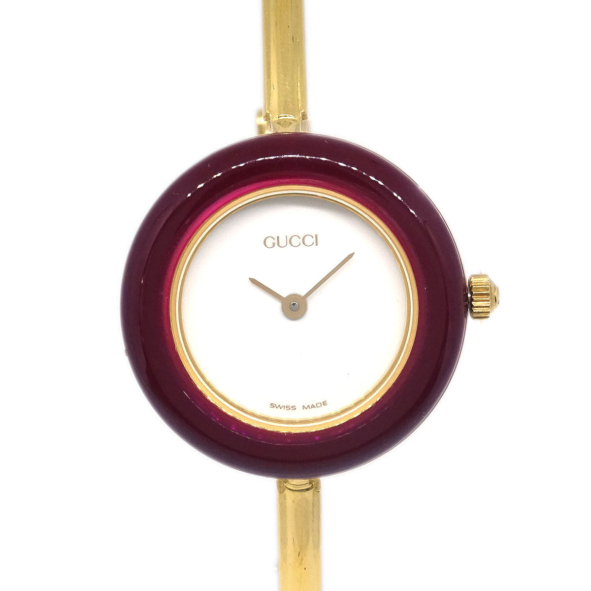 Gucci 11/12.2 Change Bezel Chameleon Quartz Watch SS