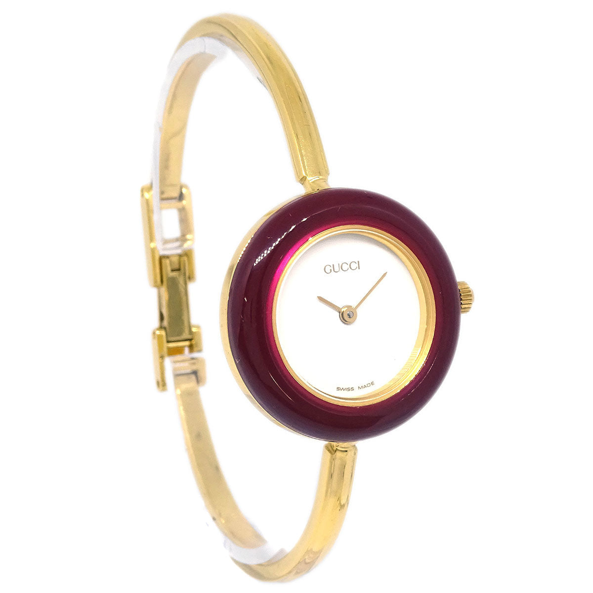 Gucci 11/12.2 Change Bezel Chameleon Quartz Watch SS