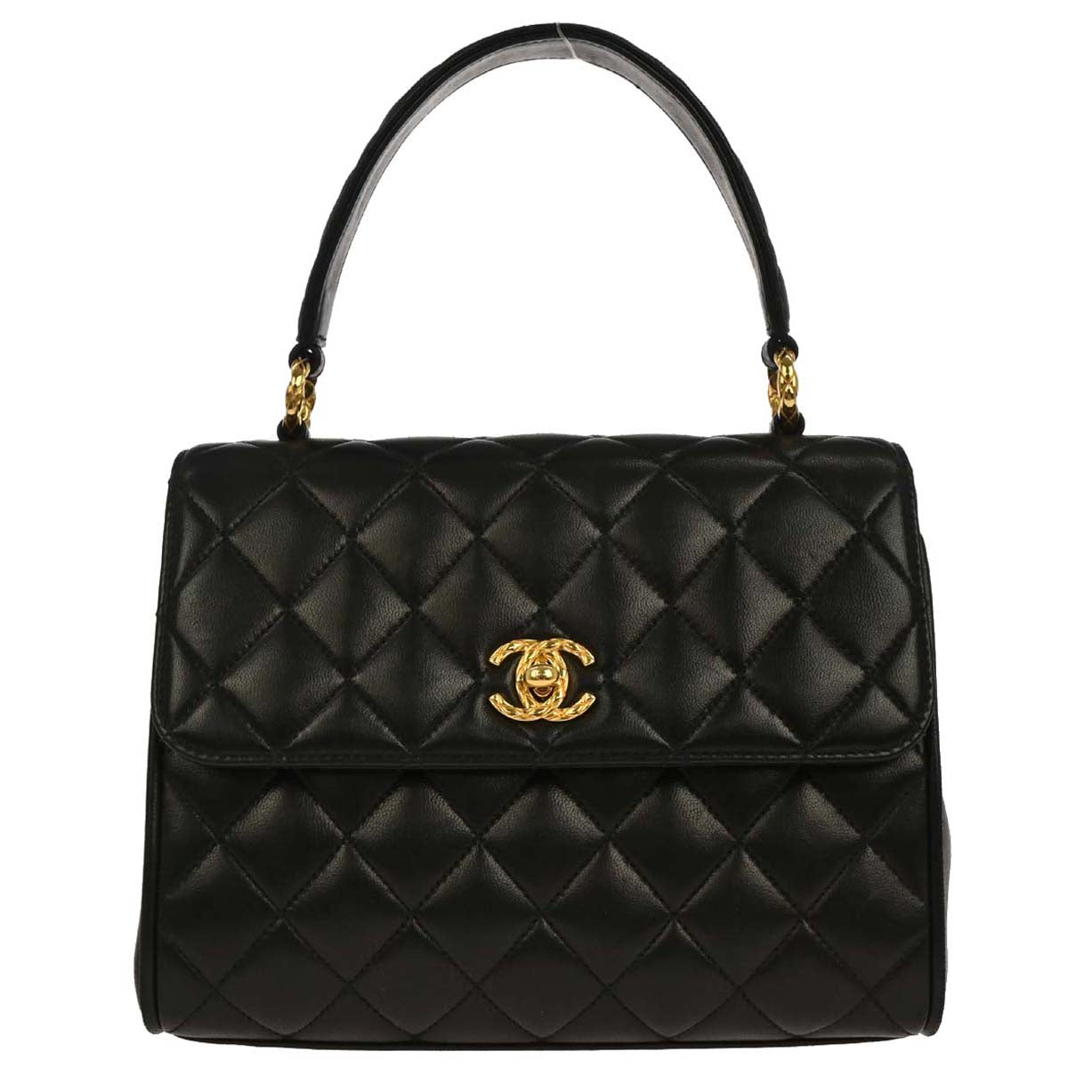 Chanel Black Lambskin Handbag