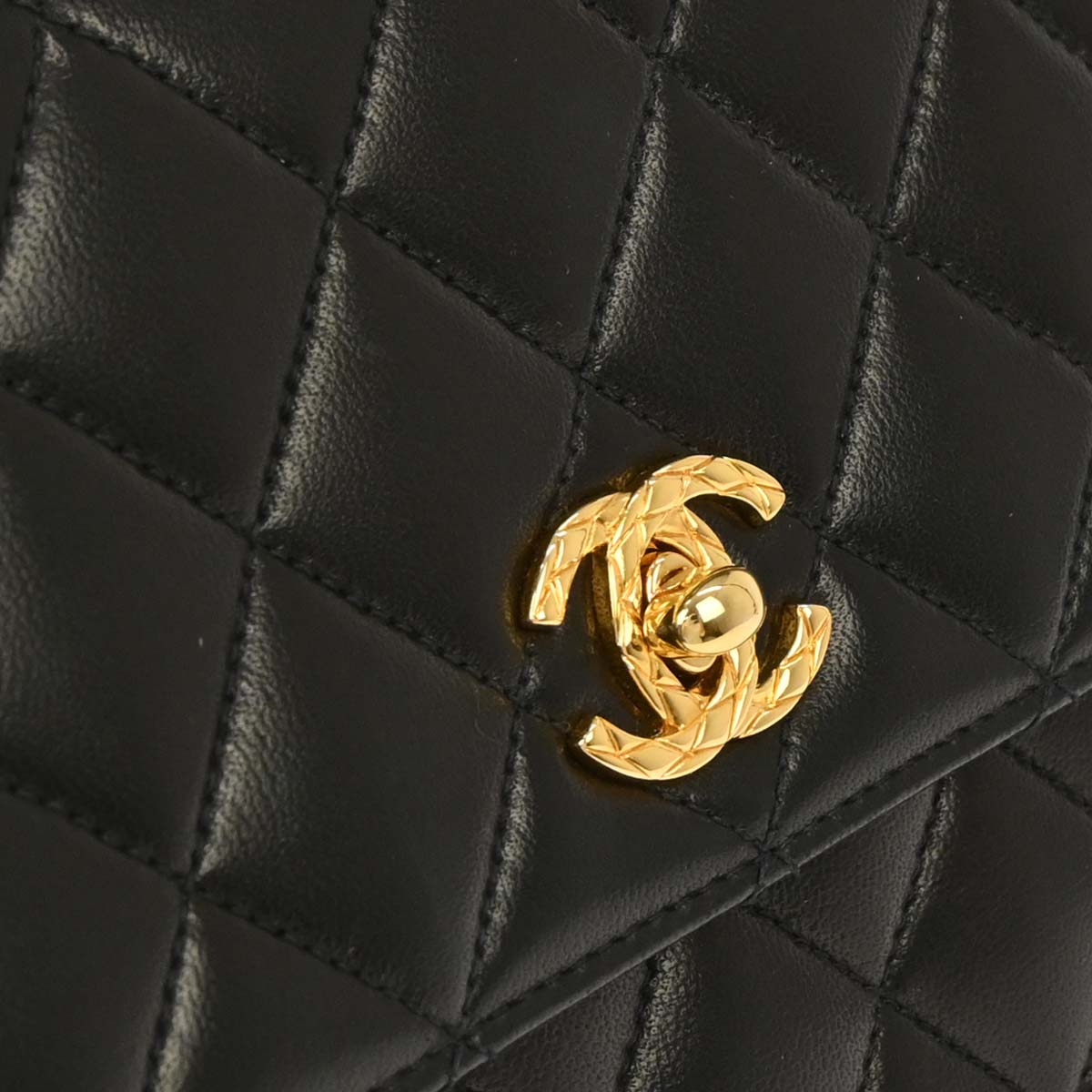 Chanel Black Lambskin Handbag