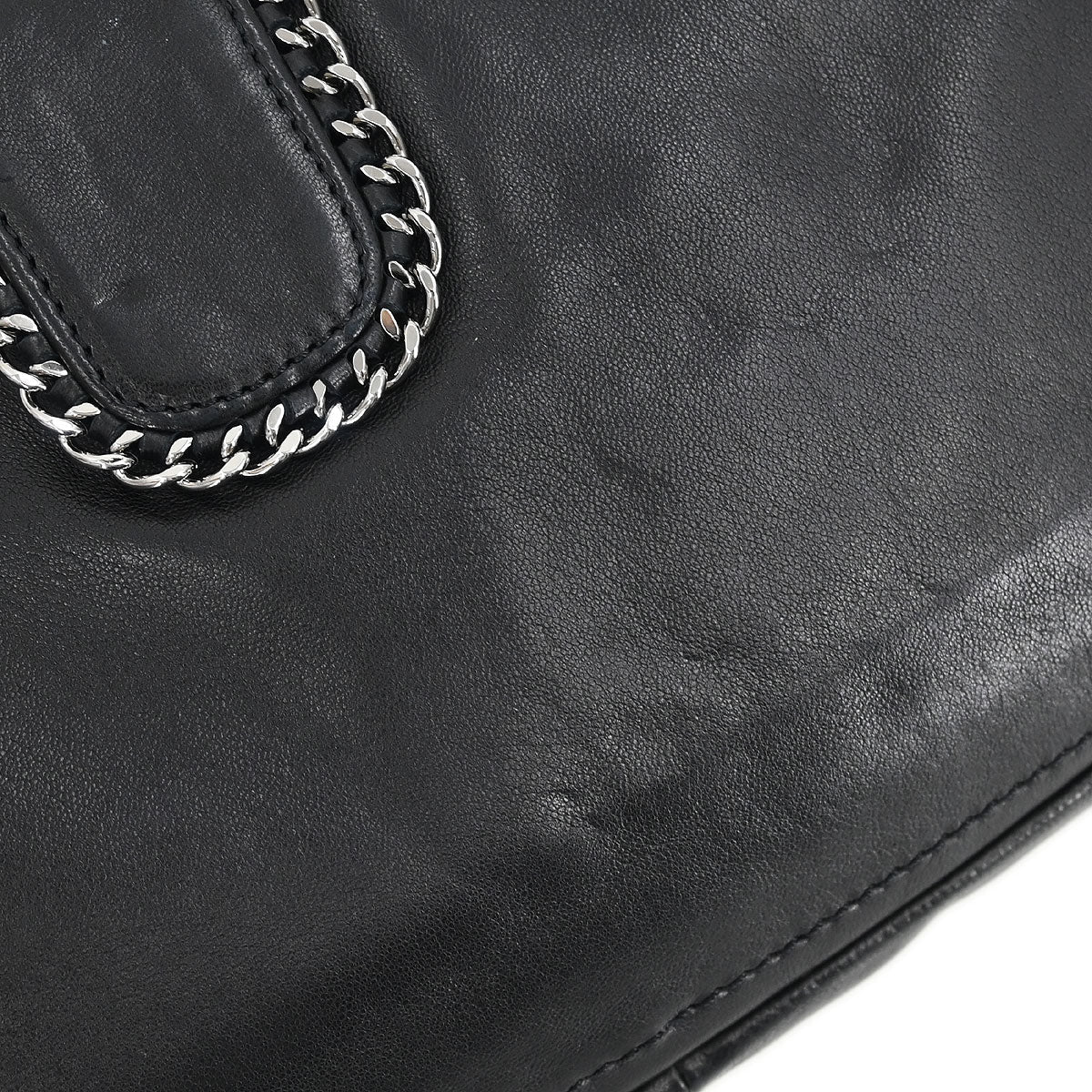 Chanel Black Calfskin Luxury Line Madison Flap Shoulder Bag