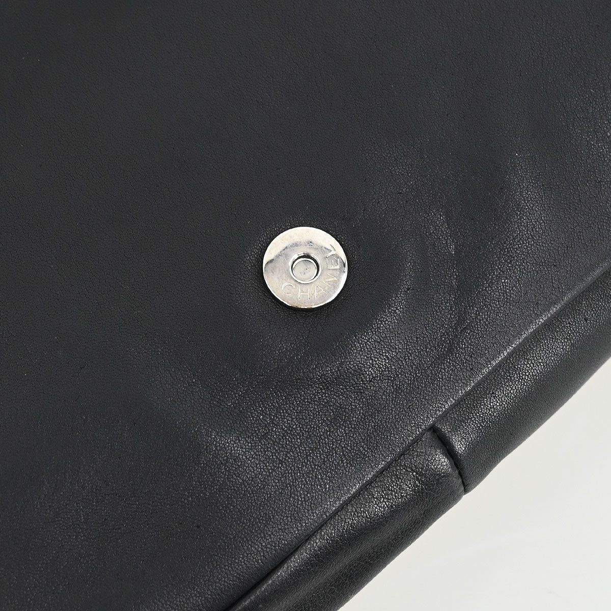 Chanel Black Calfskin Luxury Line Madison Flap Shoulder Bag