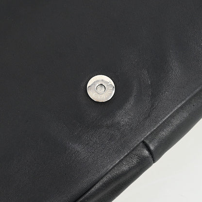 Chanel Black Calfskin Luxury Line Madison Flap Shoulder Bag