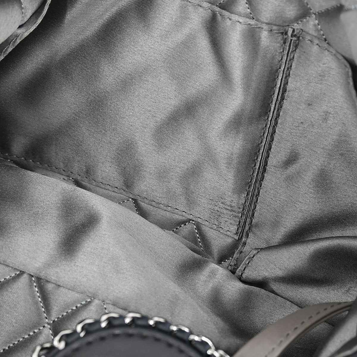 Chanel Black Calfskin Luxury Line Madison Flap Shoulder Bag