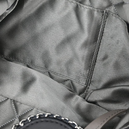 Chanel Black Calfskin Luxury Line Madison Flap Shoulder Bag