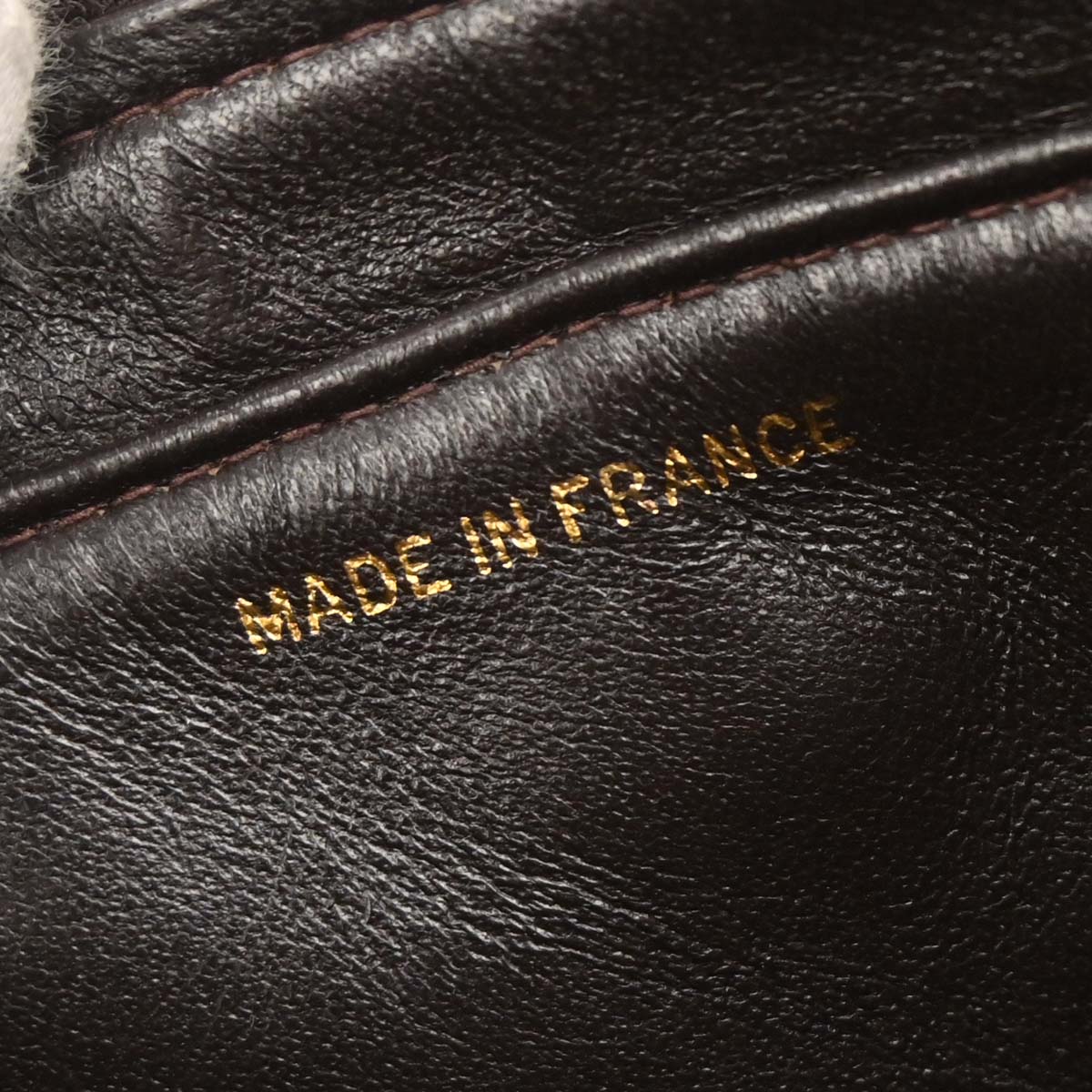 Chanel Brown Velvet Chain Backpack