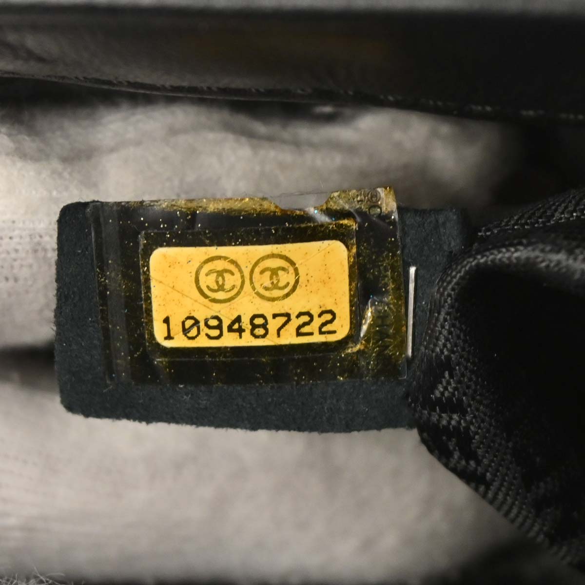 Chanel Black Lambskin Choco Bar Camellia Handbag