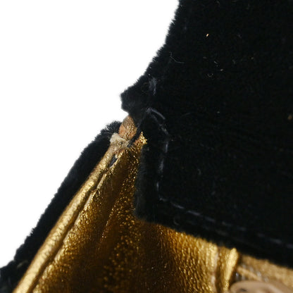 Chanel Black Velvet Mademoiselle Shoulder Bag