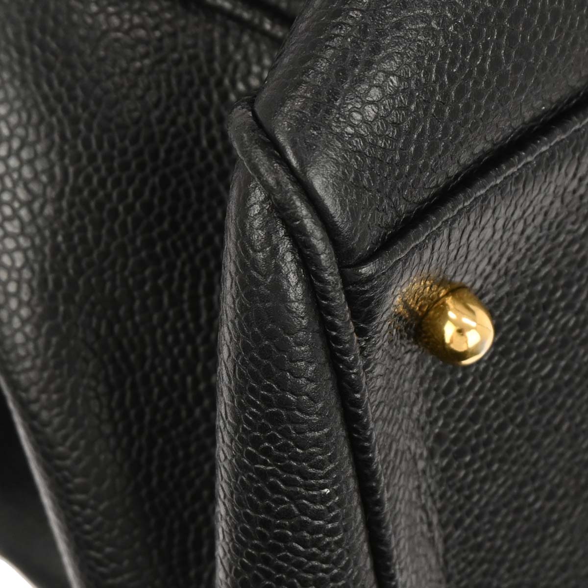 Chanel Black Caviar Supermodel Tote Shoulder Bag
