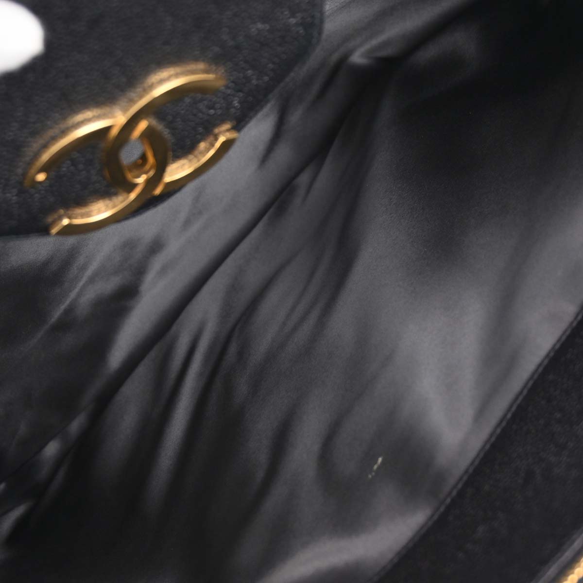 Chanel Black Caviar Supermodel Tote Shoulder Bag