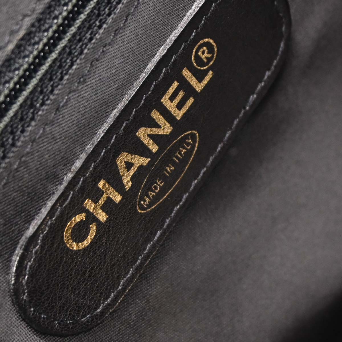 Chanel Black Caviar Supermodel Tote Shoulder Bag