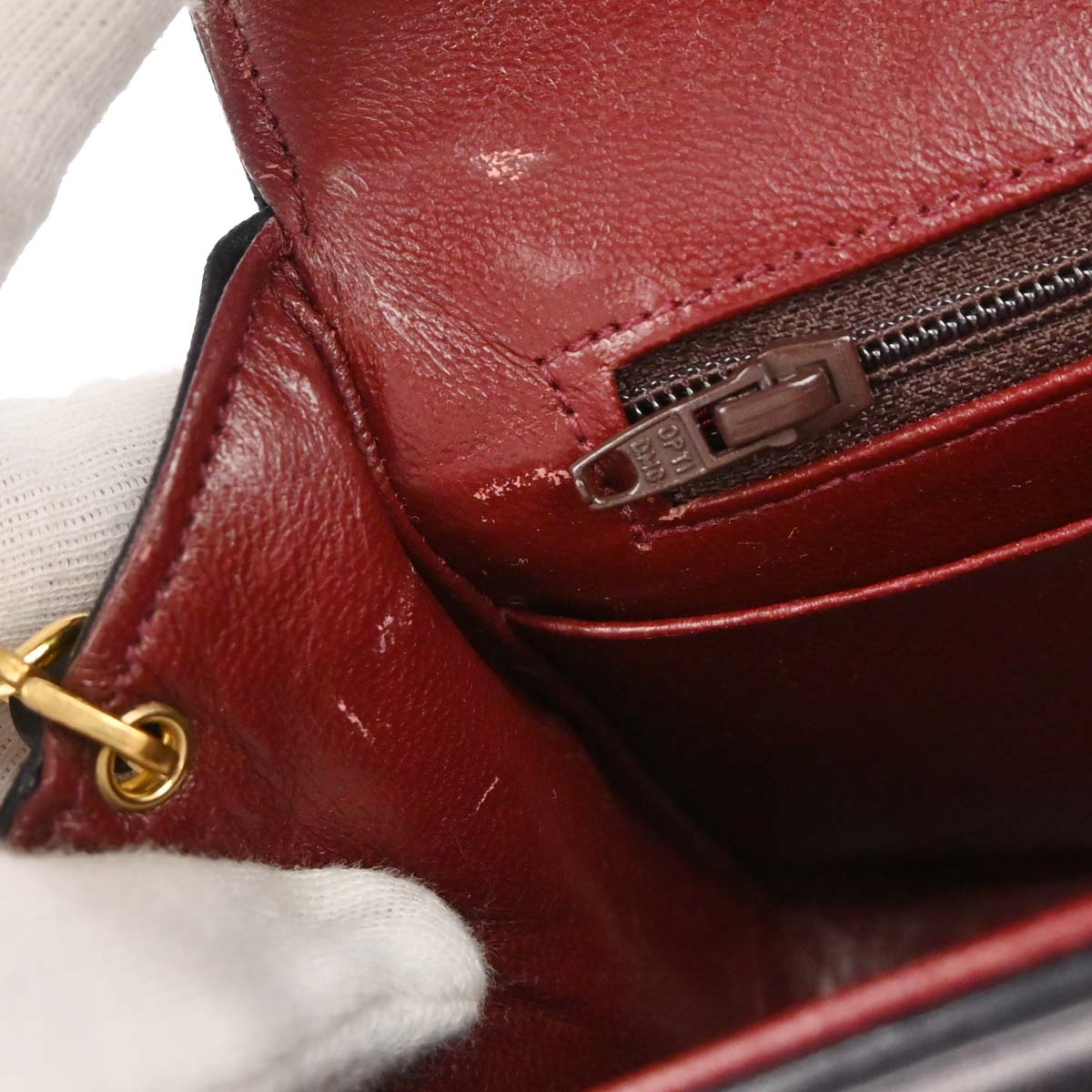 Chanel Navy Lambskin Shoulder Bag