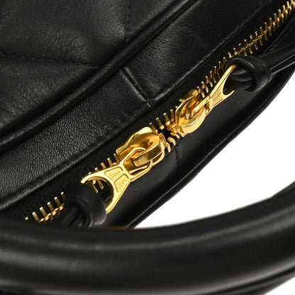 Chanel Black Lambskin Paris Handbag