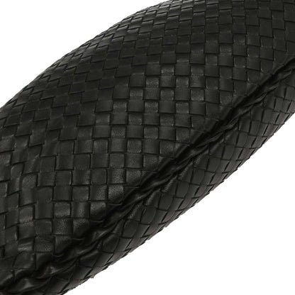 Bottega Veneta Black Intrecciato Hobo Handbag