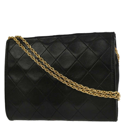 Chanel Black Lambskin Shoulder Bag