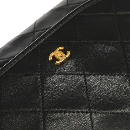 Chanel Black Lambskin Shoulder Bag