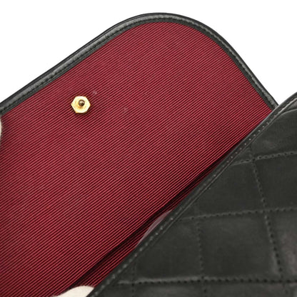 Chanel Black Lambskin Shoulder Bag