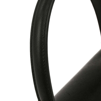 Salvatore Ferragamo Black Gancini 2way Shoulder Handbag