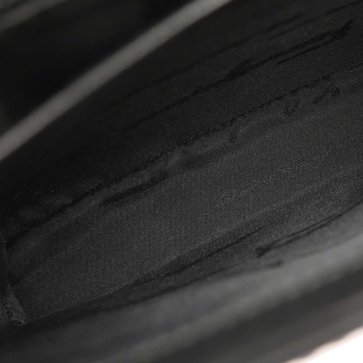 Salvatore Ferragamo Black Gancini 2way Shoulder Handbag