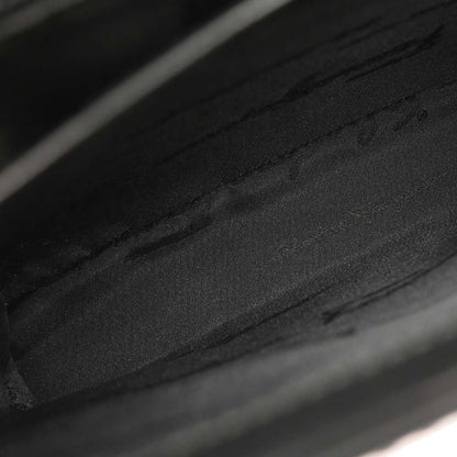 Salvatore Ferragamo Black Gancini 2way Shoulder Handbag