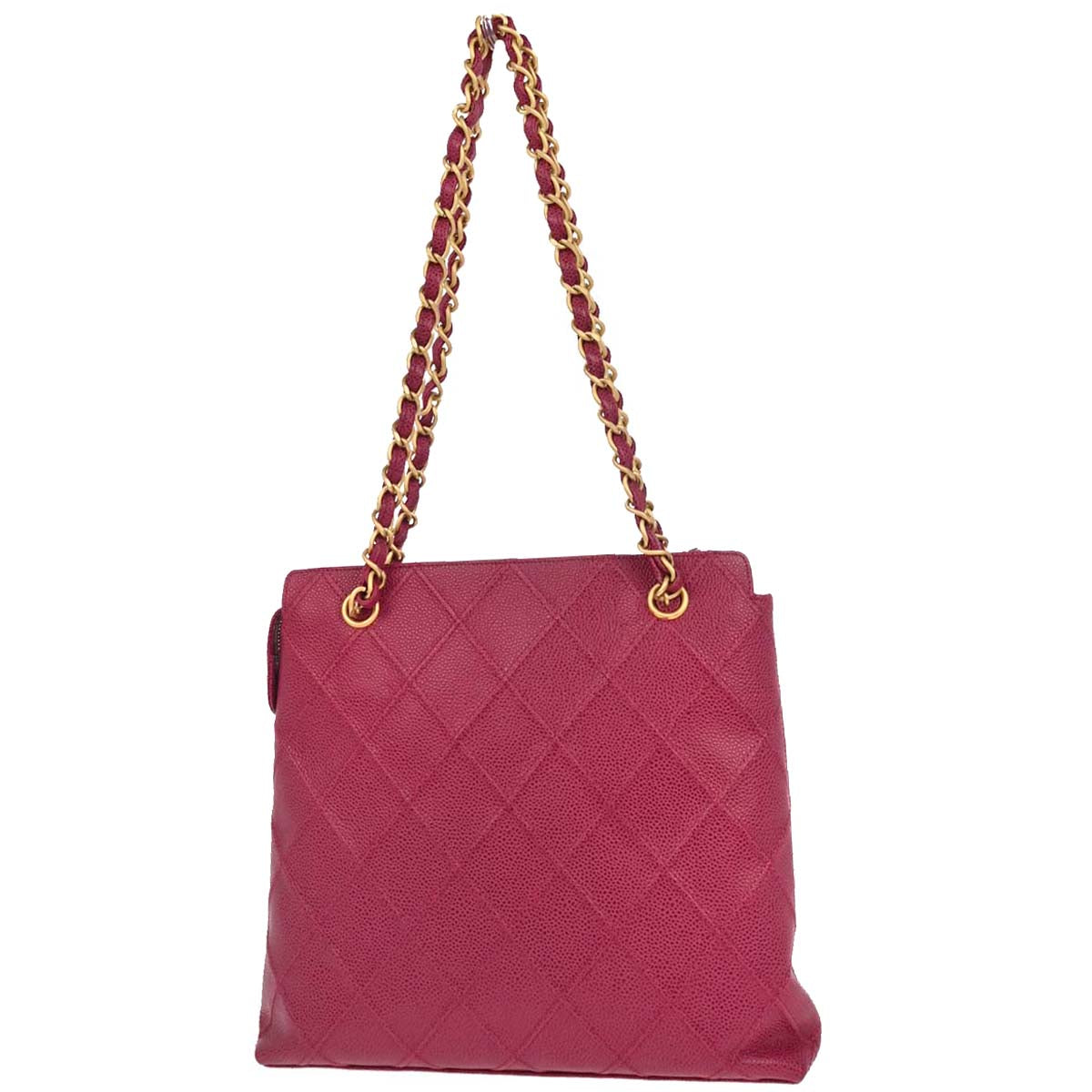 Chanel Pink Caviar Bicolore Tote Handbag