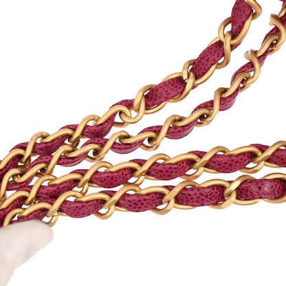 Chanel Pink Caviar Bicolore Tote Handbag