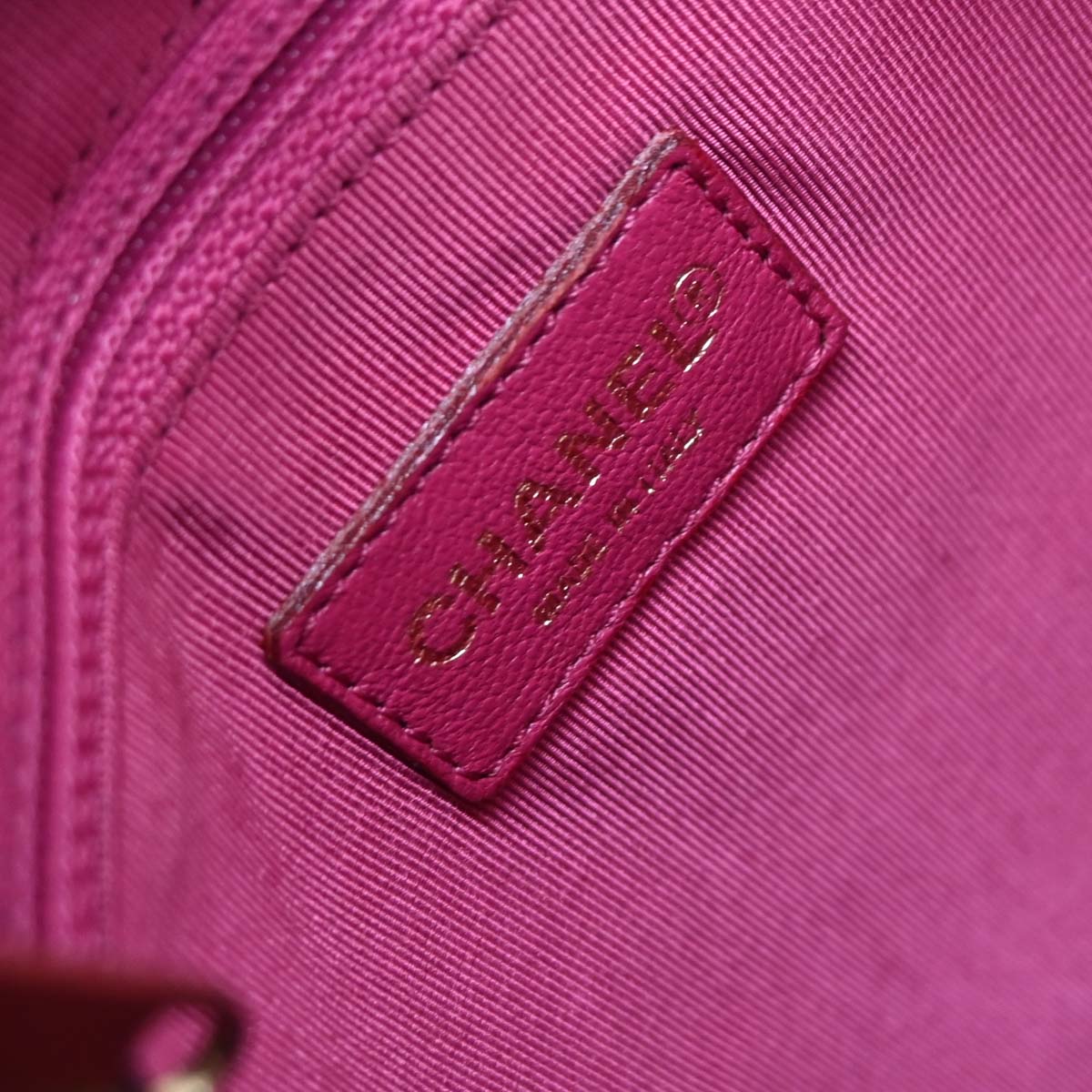 Chanel Pink Caviar Bicolore Tote Handbag