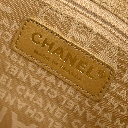 Chanel Gold Caviar Fringe Handbag