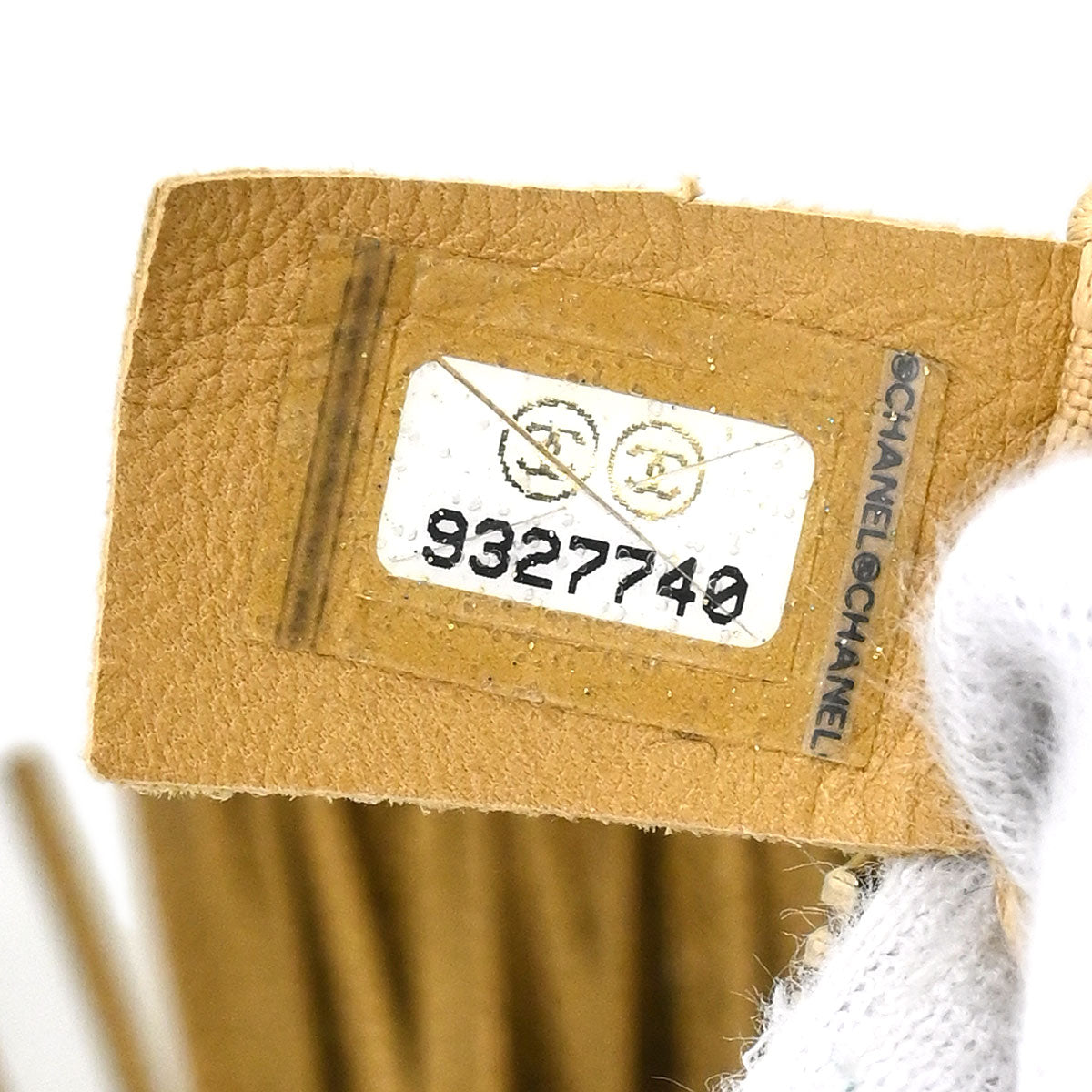 Chanel Gold Caviar Fringe Handbag