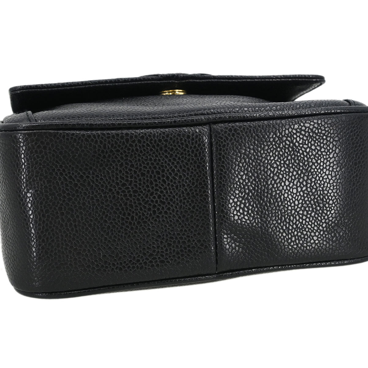 Chanel Black Caviar Camera Bag Mini