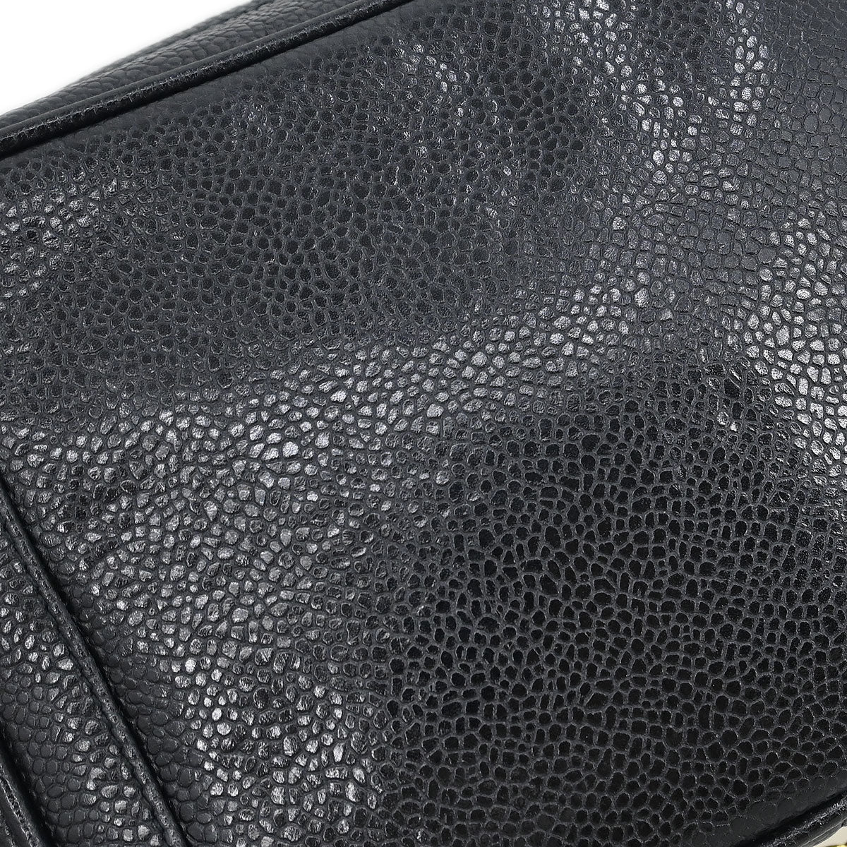 Chanel Black Caviar Camera Bag Mini