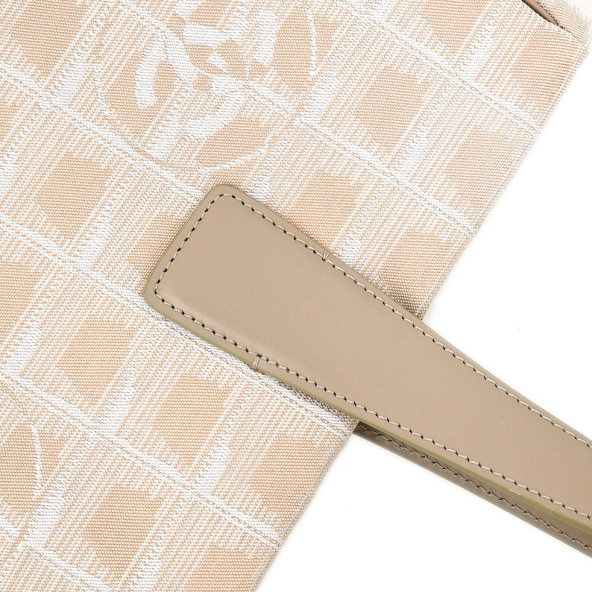 Chanel Beige Jacquard Nylon New Travel Line Tote Handbag