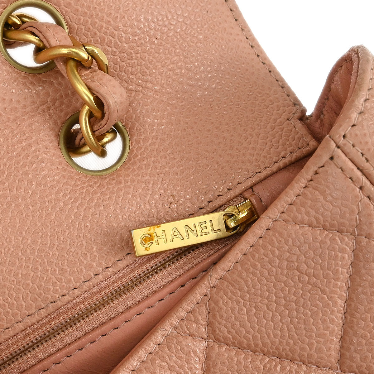 Chanel Pink Caviar Shoulder Bag
