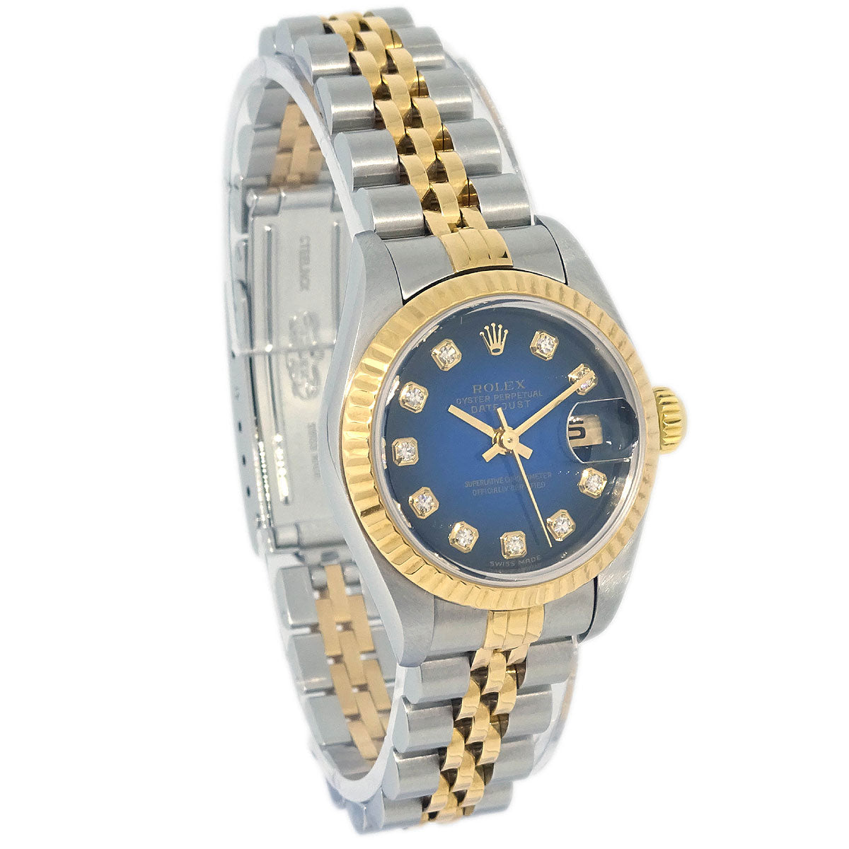 Rolex Oyster Perpetual Datejust 26mm Ref.79173 Watch SS 18K Diamond