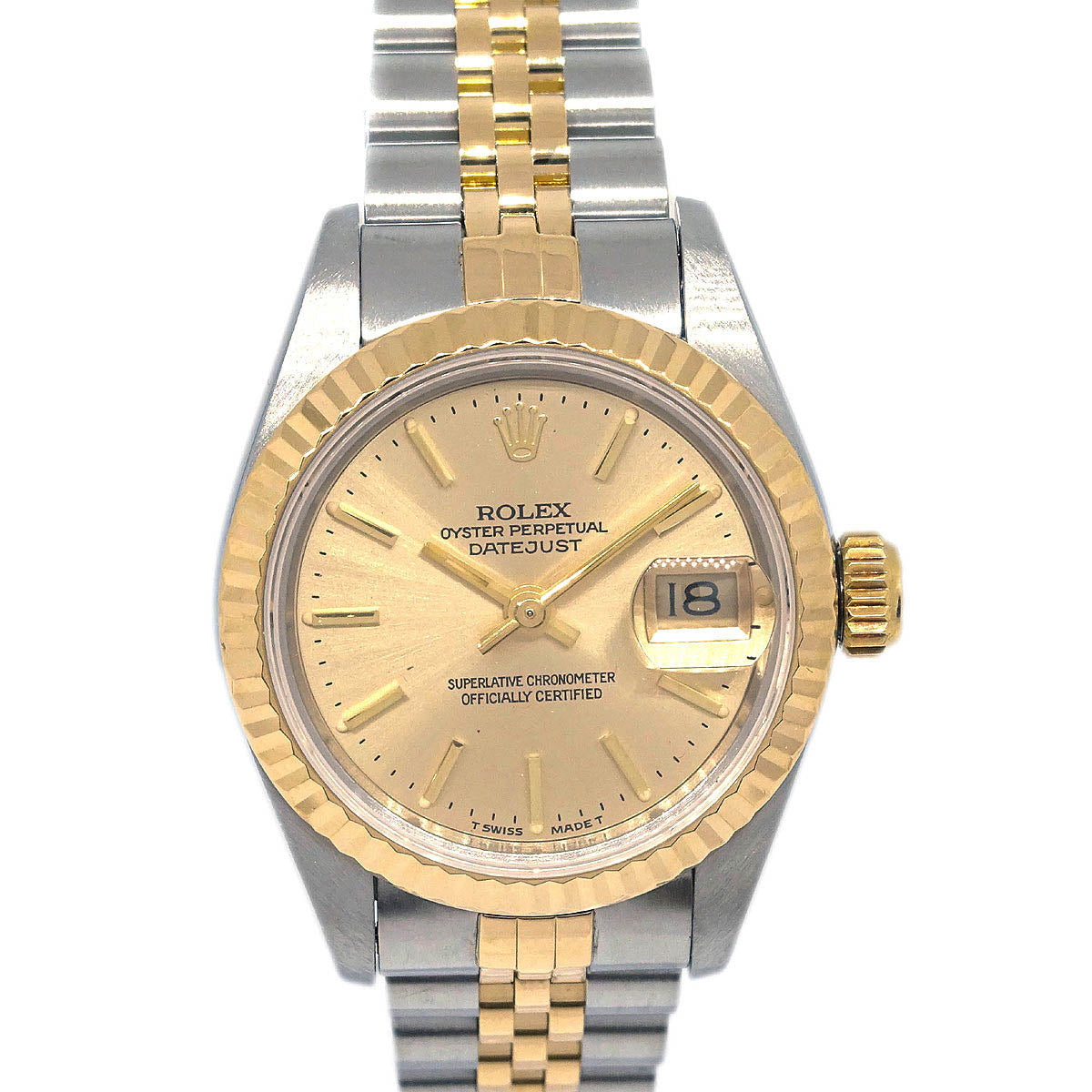 Rolex Oyster Perpetual Datejust 26mm Ref.69173 Self-winding Watch SS 18K