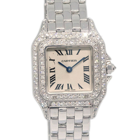 Cartier Panthere SM Ref.1660 Quartz Watch 18KWG Diamond