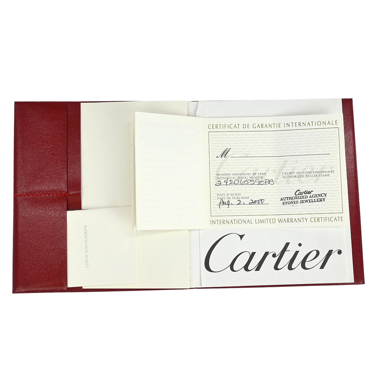 Cartier Panthere Ruban Ref.2420 Quartz Watch SS