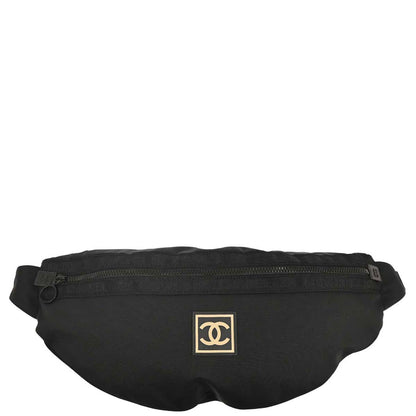 Chanel Black Nylon Sport Line Waist Bum Bag